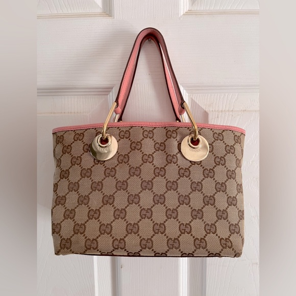 Gucci Handbags - GUCCI Authentic GG Canvas Mini Eclipse Vintage Tote W/Included Insert Organizer